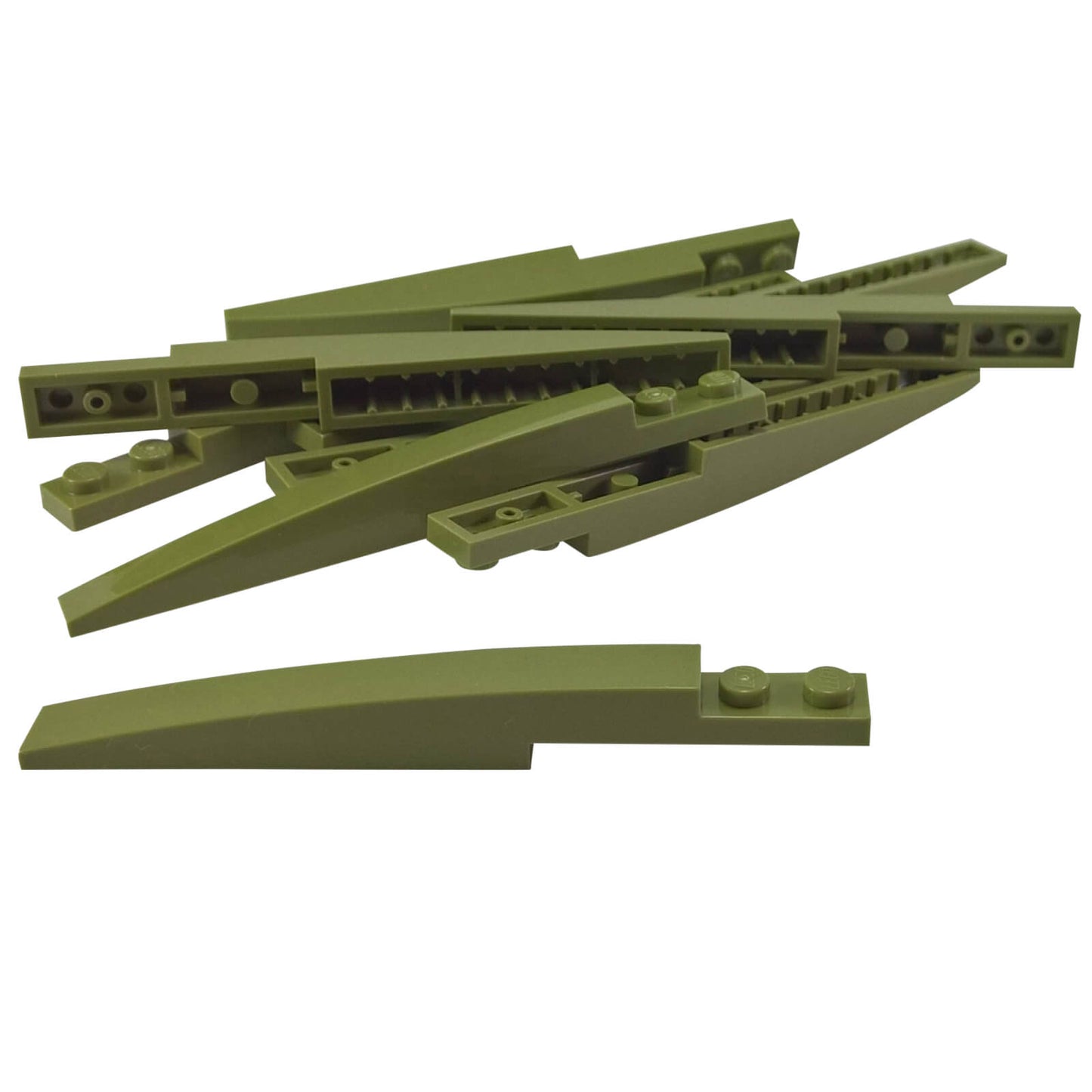 LEGO® Slope Curved 10 x 1 part 85970 olive green