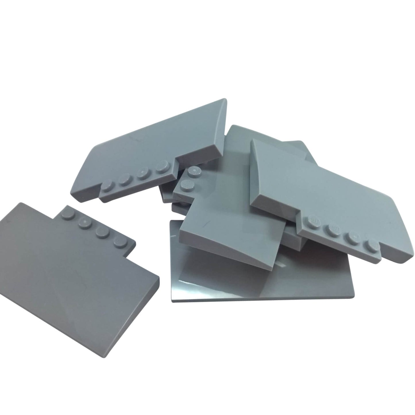LEGO® Slope Curved 5 x 8 x 2/3 with 4 Studs 15625 light bluish gray