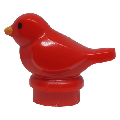 LEGO® small bird 41835pb01 side view showing moulded wing and tail