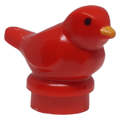 LEGO® small bird 41835pb01 front view with black eyes and beak