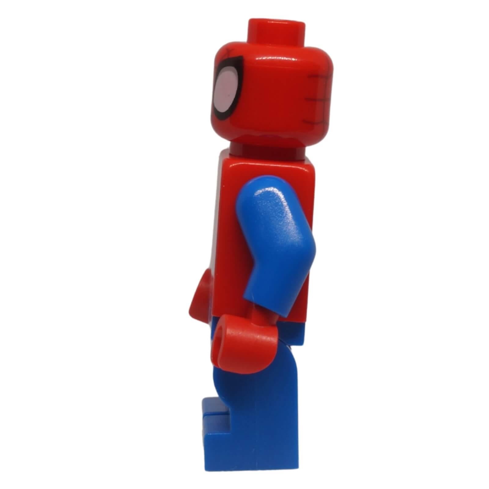 LEGO® Spider-Man Peter Parker minifigure sh0797 with medium legs side