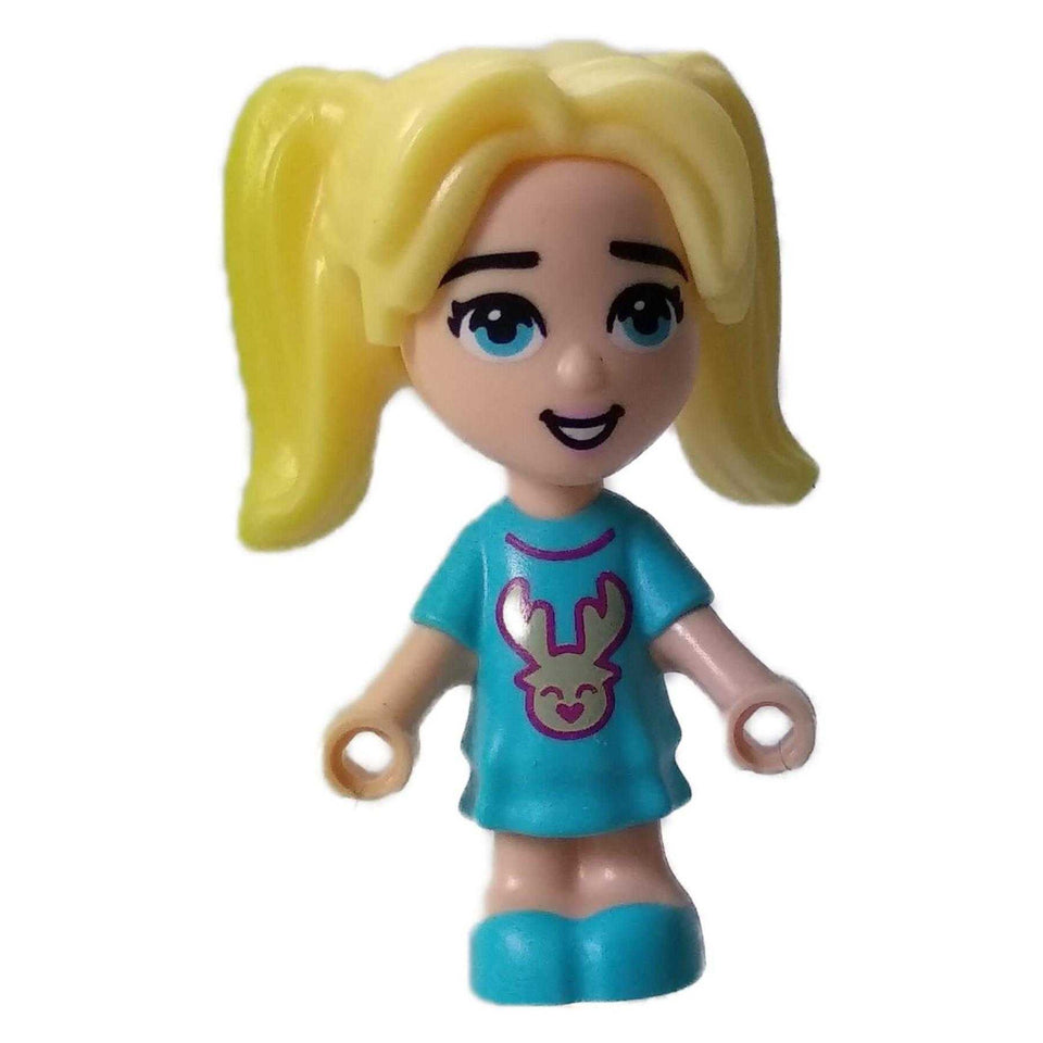 LEGO Stephanie microdoll frnd0478 with medium azure dress