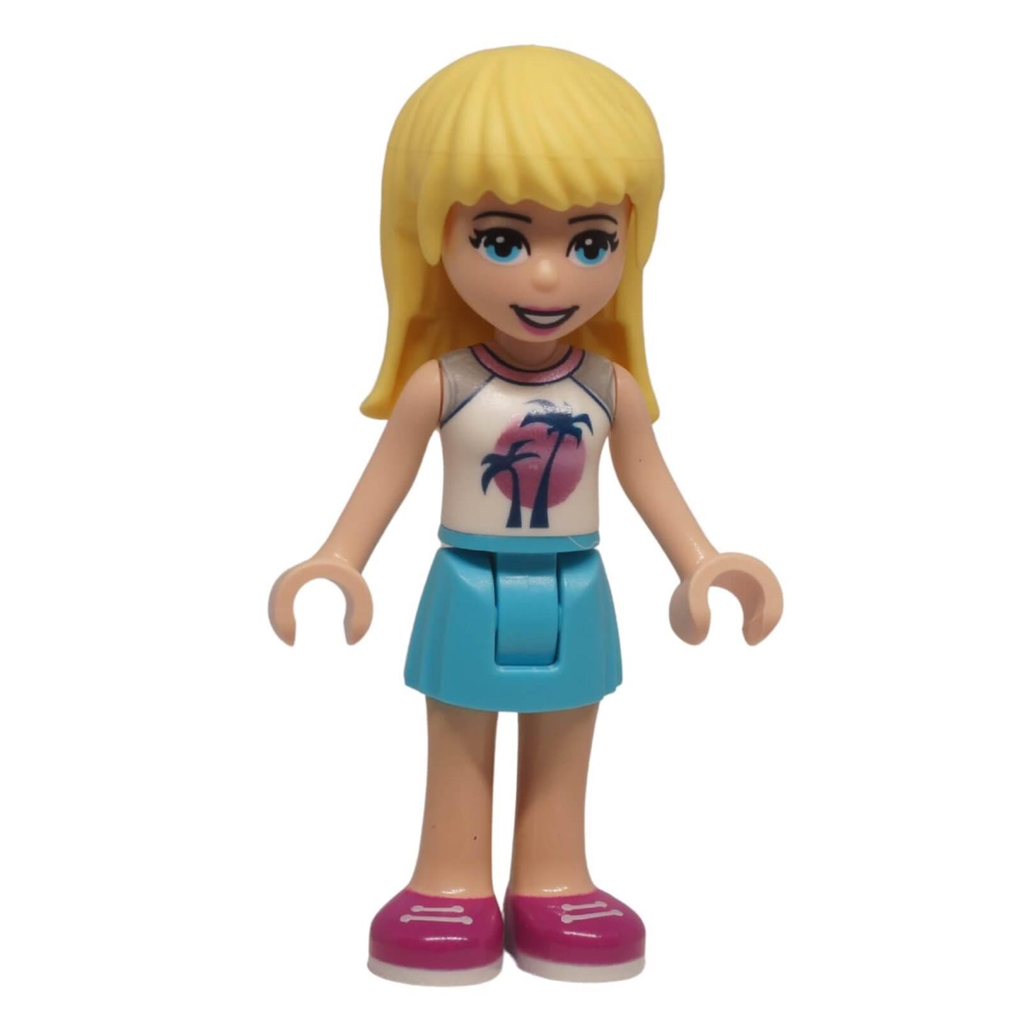 LEGO Friends Stephanie mini doll frnd0353 palm tree top azure skirt