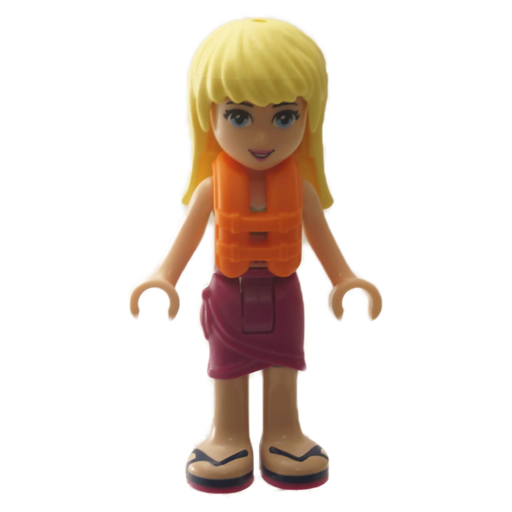 LEGO Stephanie minifigure frnd0206 with bikini skirt and life jacket