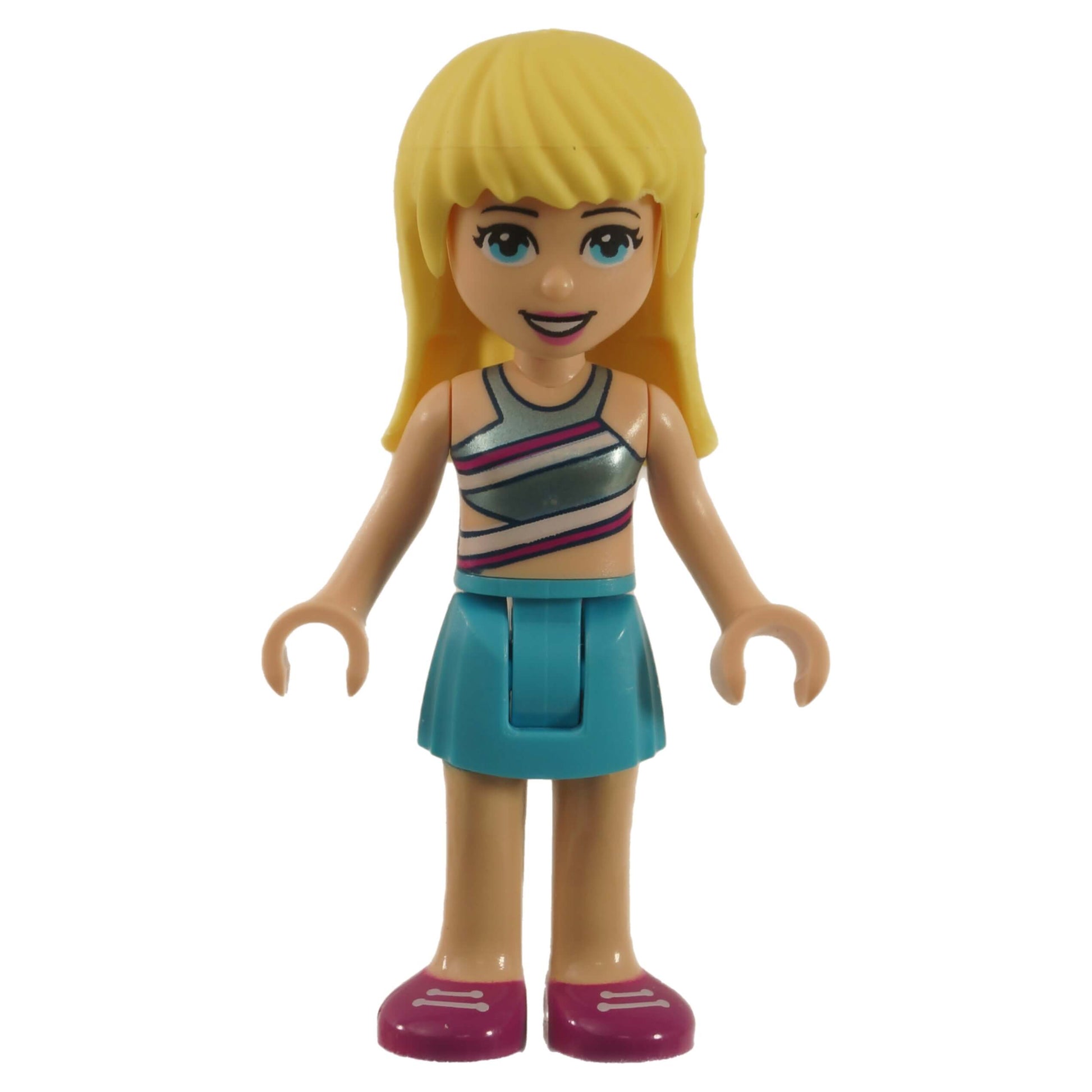 LEGO Stephanie minifigure frnd0314 with blue top and azure skirt