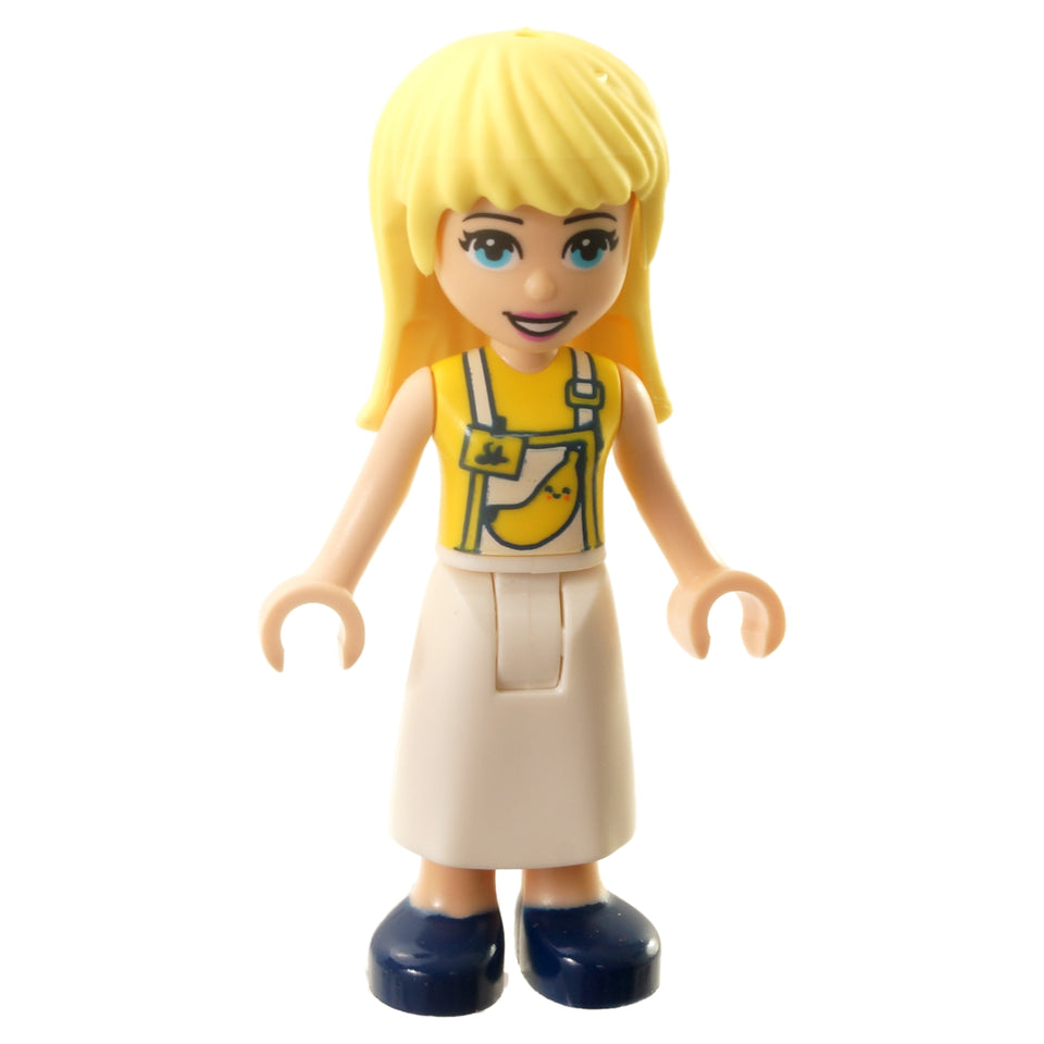 LEGO Stephanie minifigure frnd0355 with yellow top and white apron