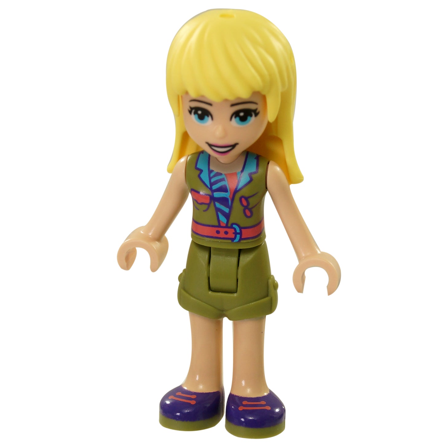 LEGO Stephanie minifigure frnd0375 with olive green jacket and skirt