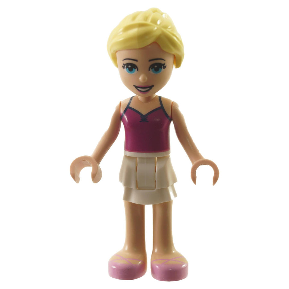 LEGO Stephanie minifigure frnd0443 with magenta top and white skirt