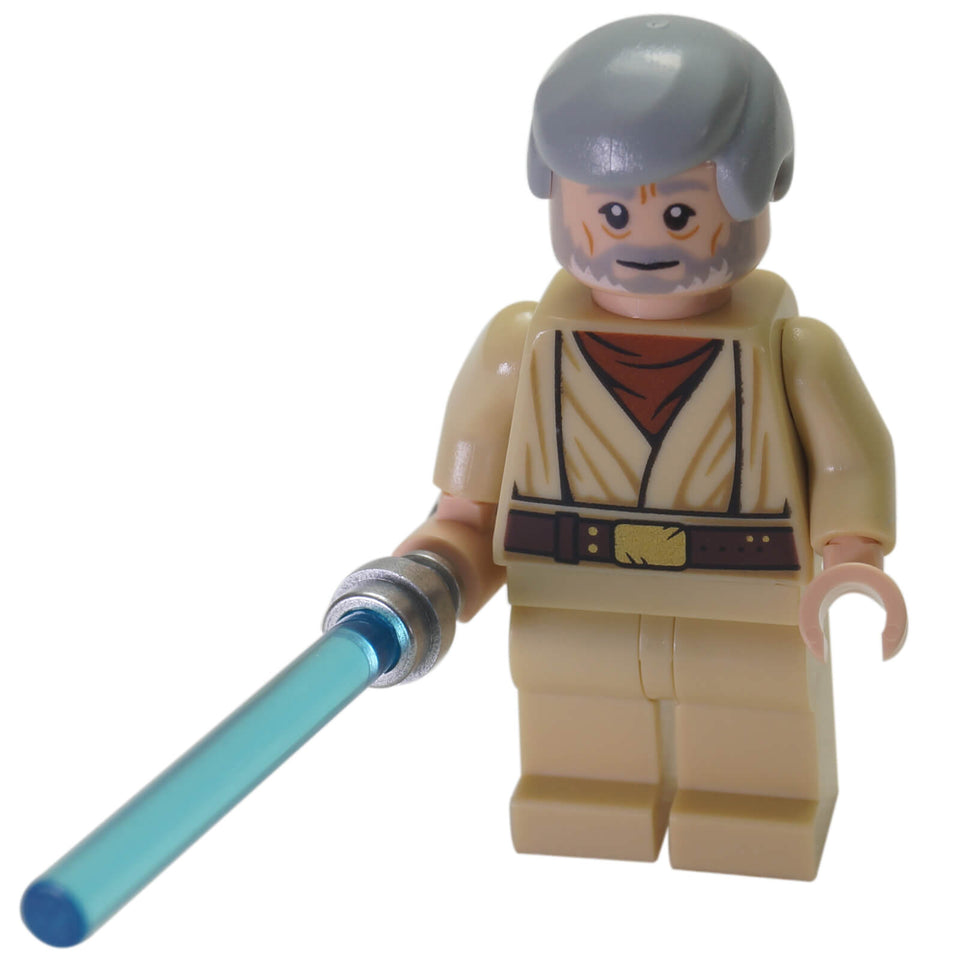 LEGO® Old Ben Kenobi Minifigure with light saber (sw1084) | A New Hope