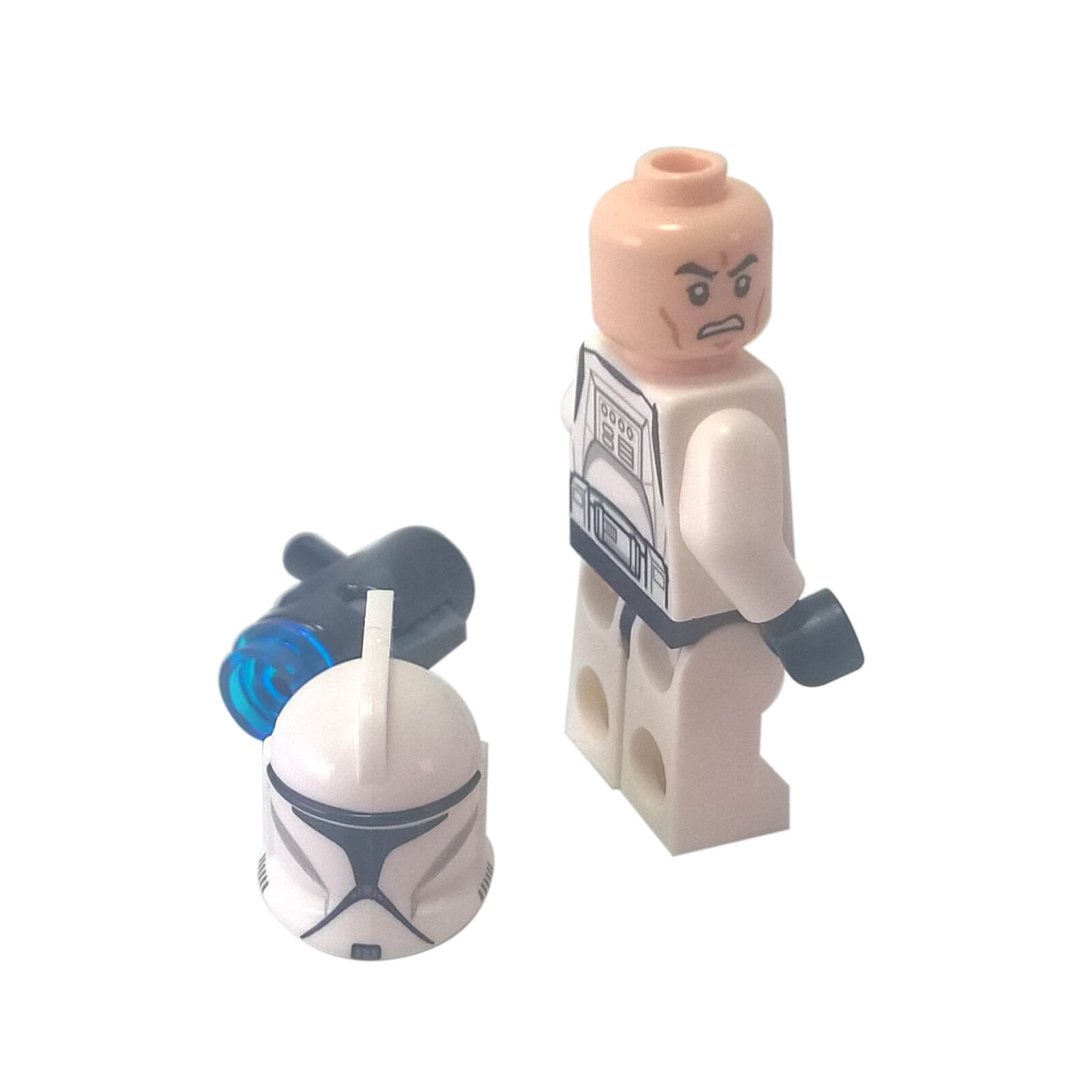 LEGO clone trooper phase 1 minifigure printed legs angry face sw0910