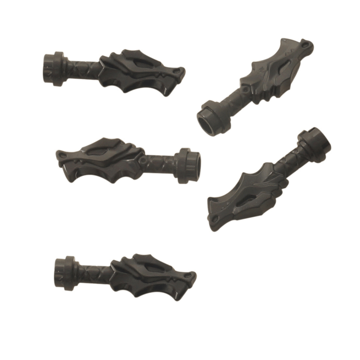 LEGO® minifigure sword hilt with dragon head 36017 black weapon accessory