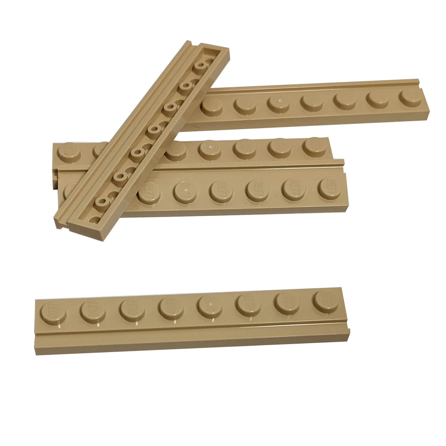 Plaque modifiée 1 x 8 avec rail de porte (4510) pour portes coulissantes, rails et constructions murales
