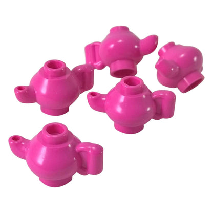 LEGO® teapot kitchen tableware accessory part 23986 in dark pink