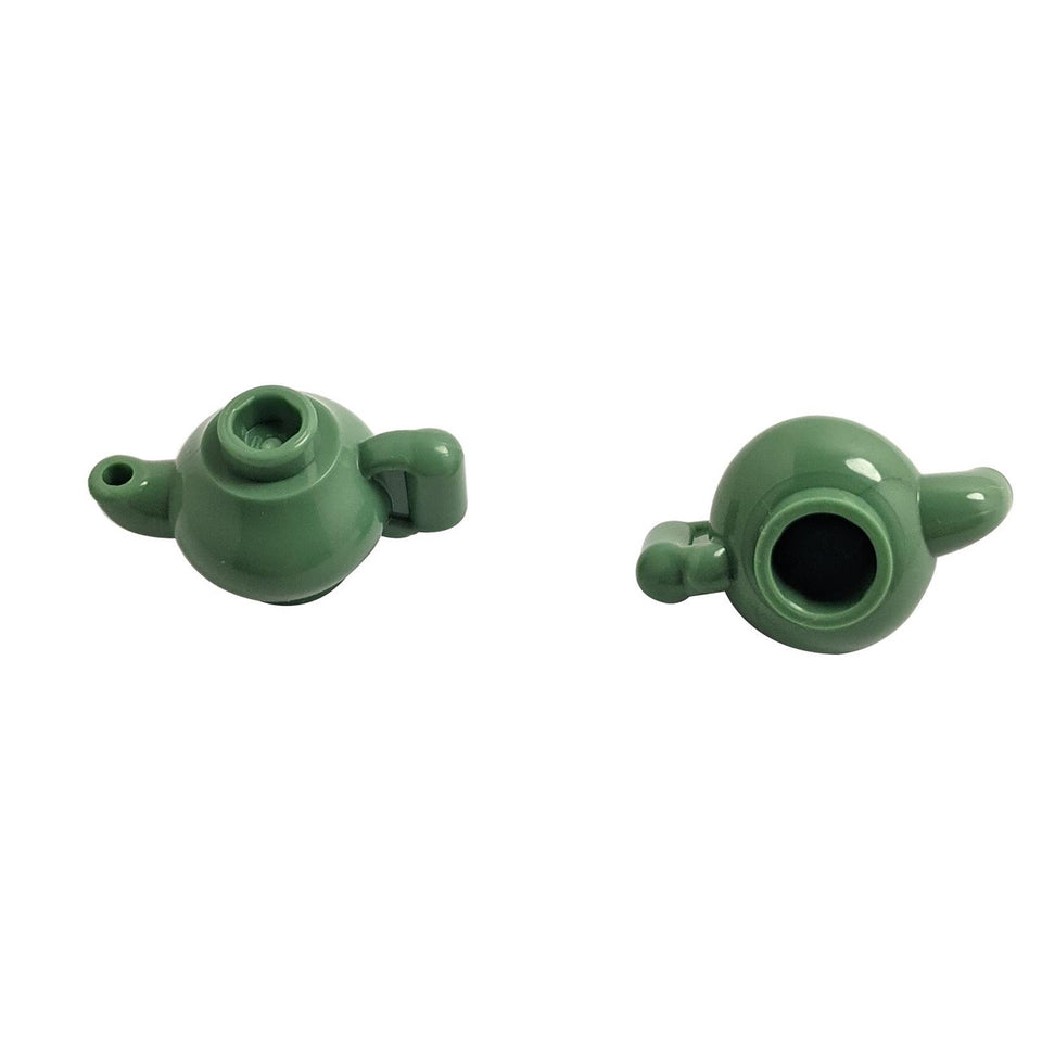 LEGO® teapot kitchen tableware accessory part 23986in sand green