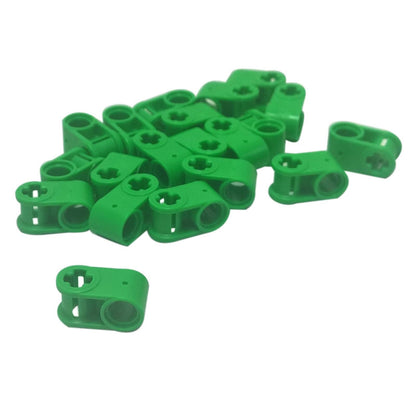 LEGO® Technic osa a čepový konektor kolmý 6536 v zelené barvě, používaný pro kolmé Technic stavby
