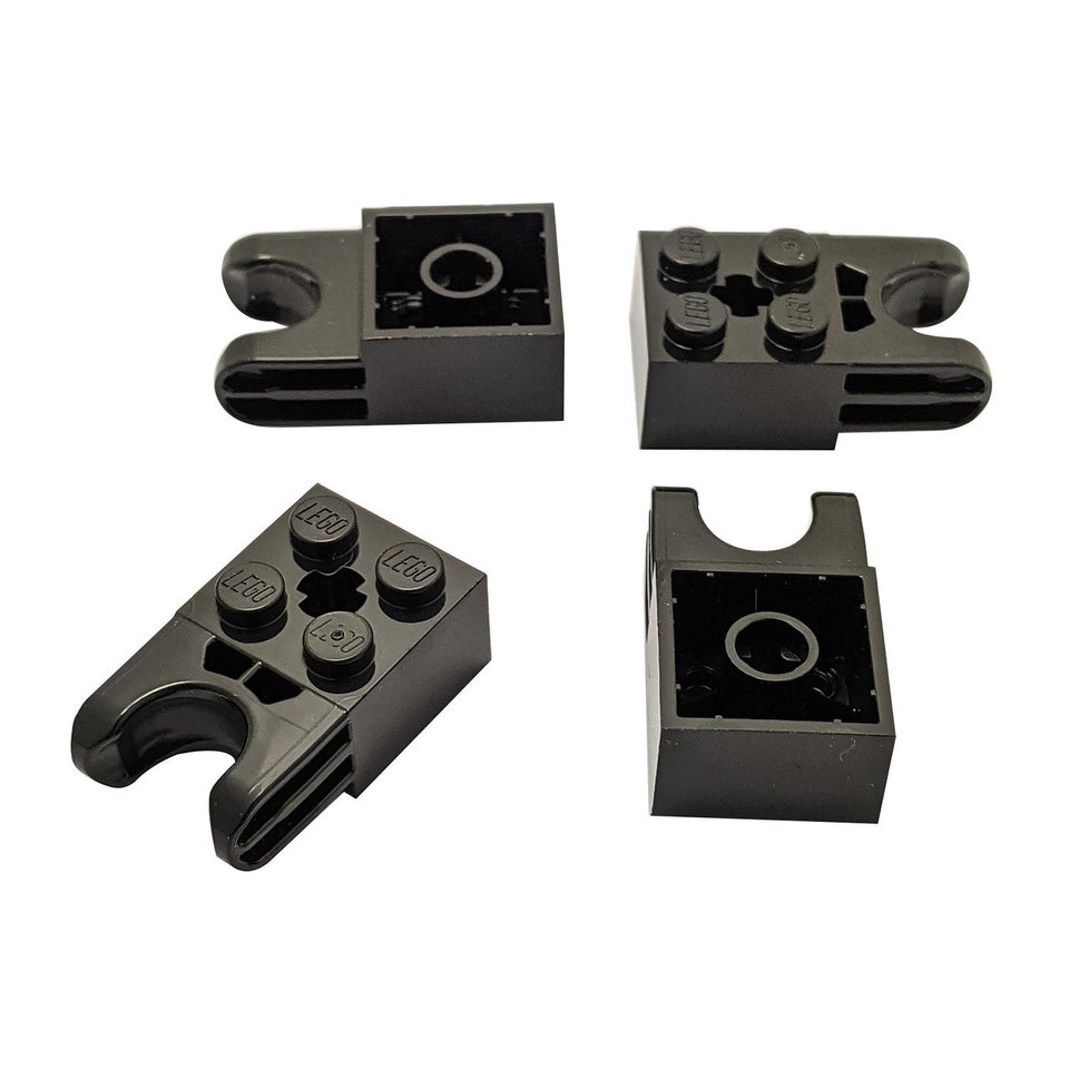 LEGO Technic Brick Modified 2 x 2 with Ball Socket and Axle Hole 67696 black