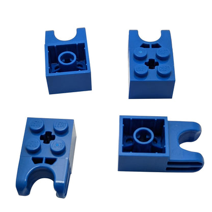 LEGO Technic Brick Modified 2 x 2 with Ball Socket and Axle Hole 67696 blue