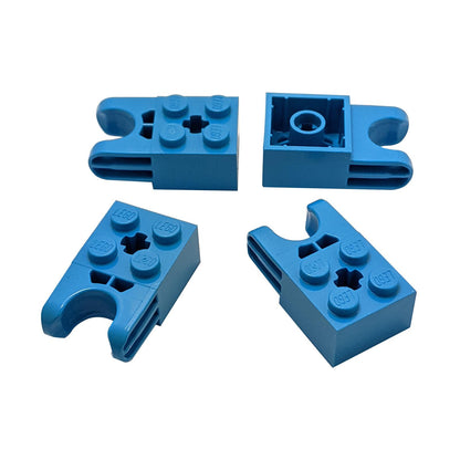 LEGO Technic Brick Modified 2 x 2 with Ball Socket and Axle Hole 67696 dark azure