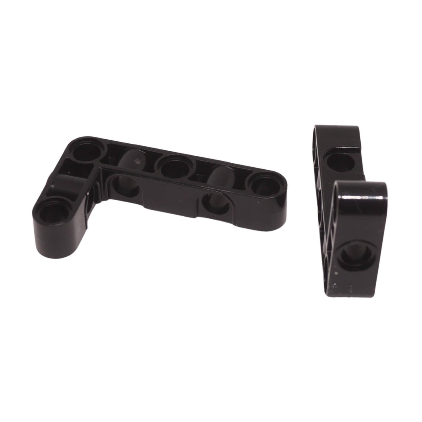Schwarz LEGO Technic Hebelarm 3 x 5 Dick L-Form mit senkrechten Löchern (Teil 2477).