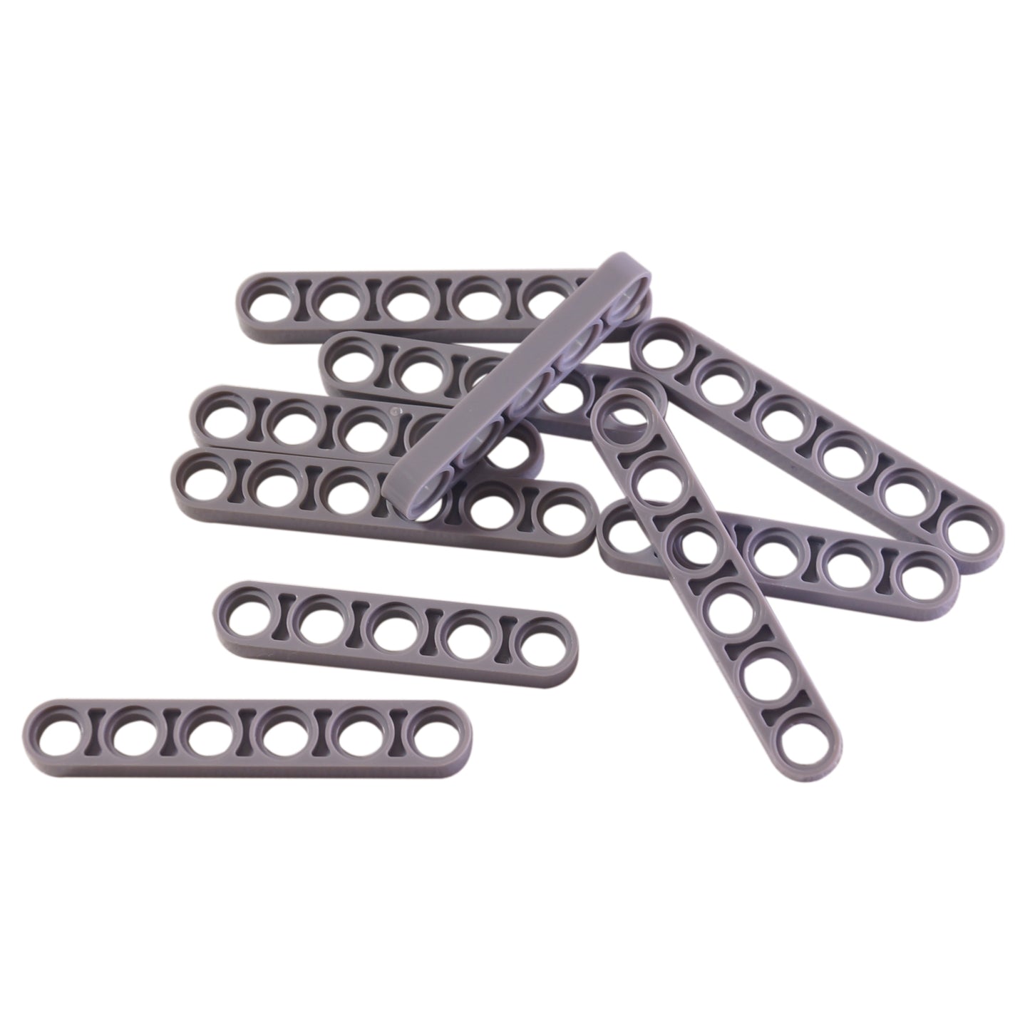LEGO Technic liftarm thin 1 x 6 beam with circular pin holes in light bluish gray part 32063