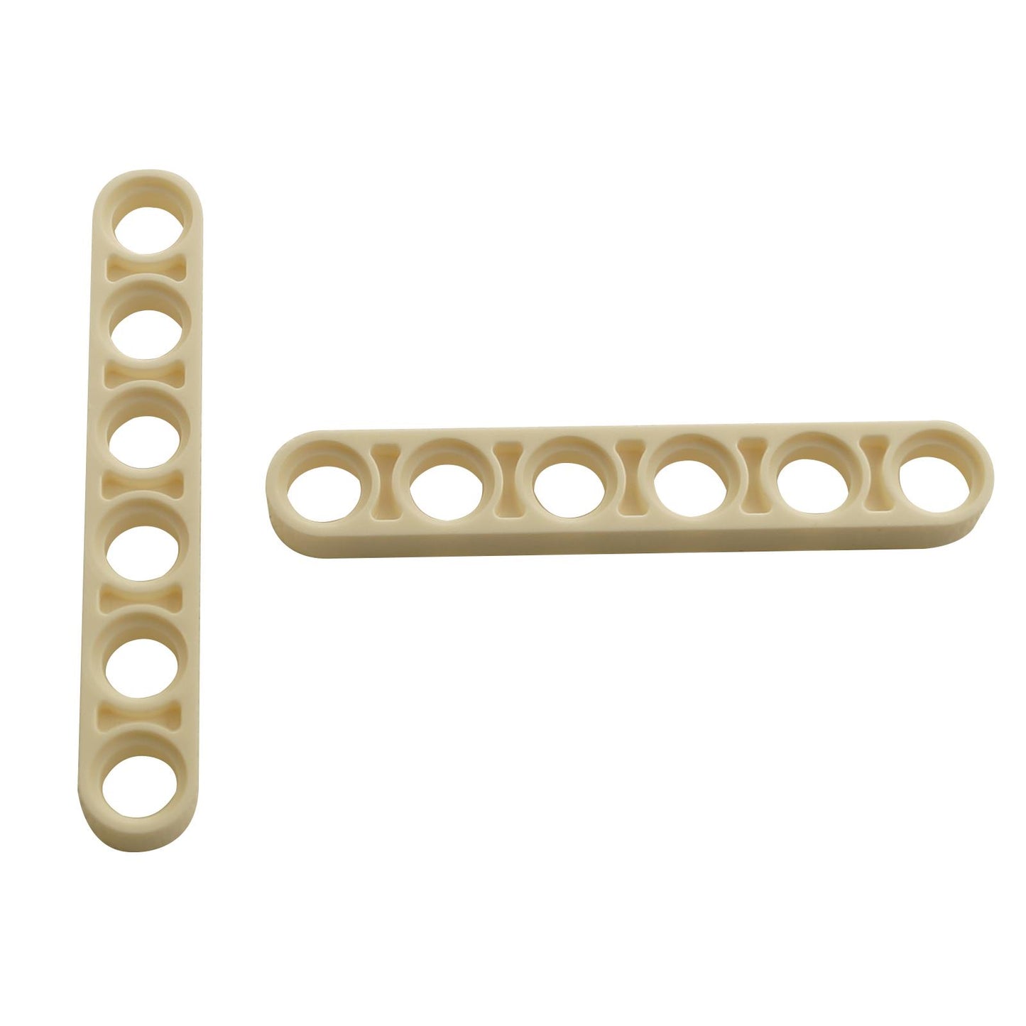 LEGO Technic liftarm thin 1 x 6 beam with circular pin holes in white part 32063