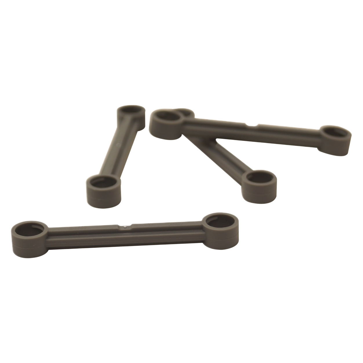 Dark Bluish Gray LEGO® Technic Link 1 x 6 without Stoppers (Part 2739a) chain link connector piece used in Technic chain and mechanical builds