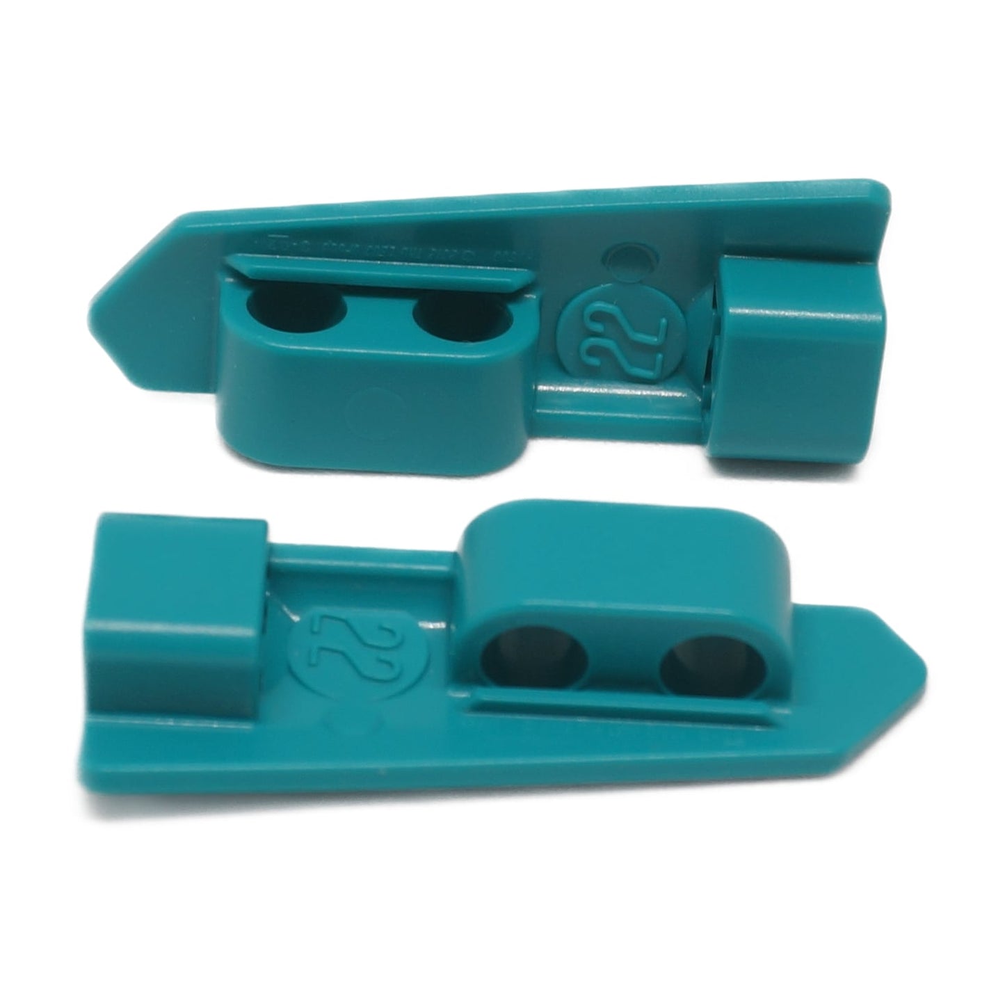 LEGO® Technic panel fairing #22 very small smooth, side A, in dark turquoise for streamlined Technic builds
