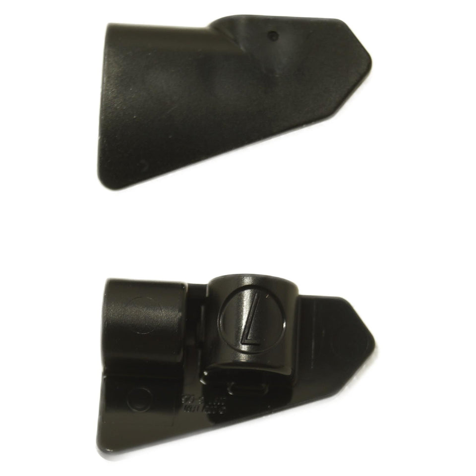 Black Technic panel fairing #7, very small smooth short piece, Side A, used for compact aerodynamic builds