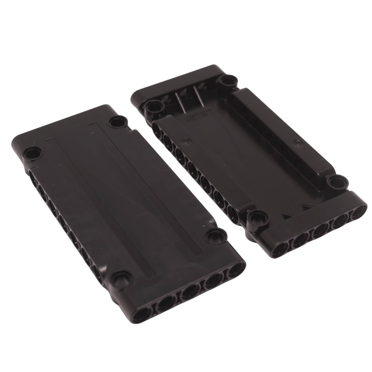 Negro Placa de panel Technic 5x11x1, pieza 64782, panel estructural plano utilizado para carrocerías y ensamblajes técnicos
