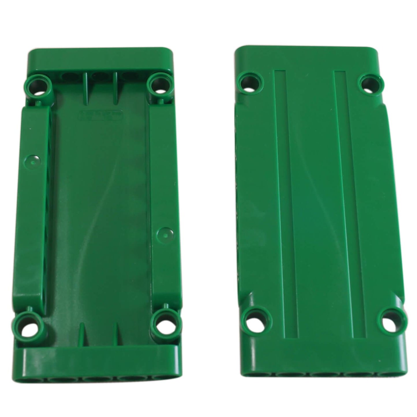 Verde Placa de panel Technic 5x11x1, pieza 64782, panel estructural plano utilizado para carrocerías y ensamblajes técnicos
