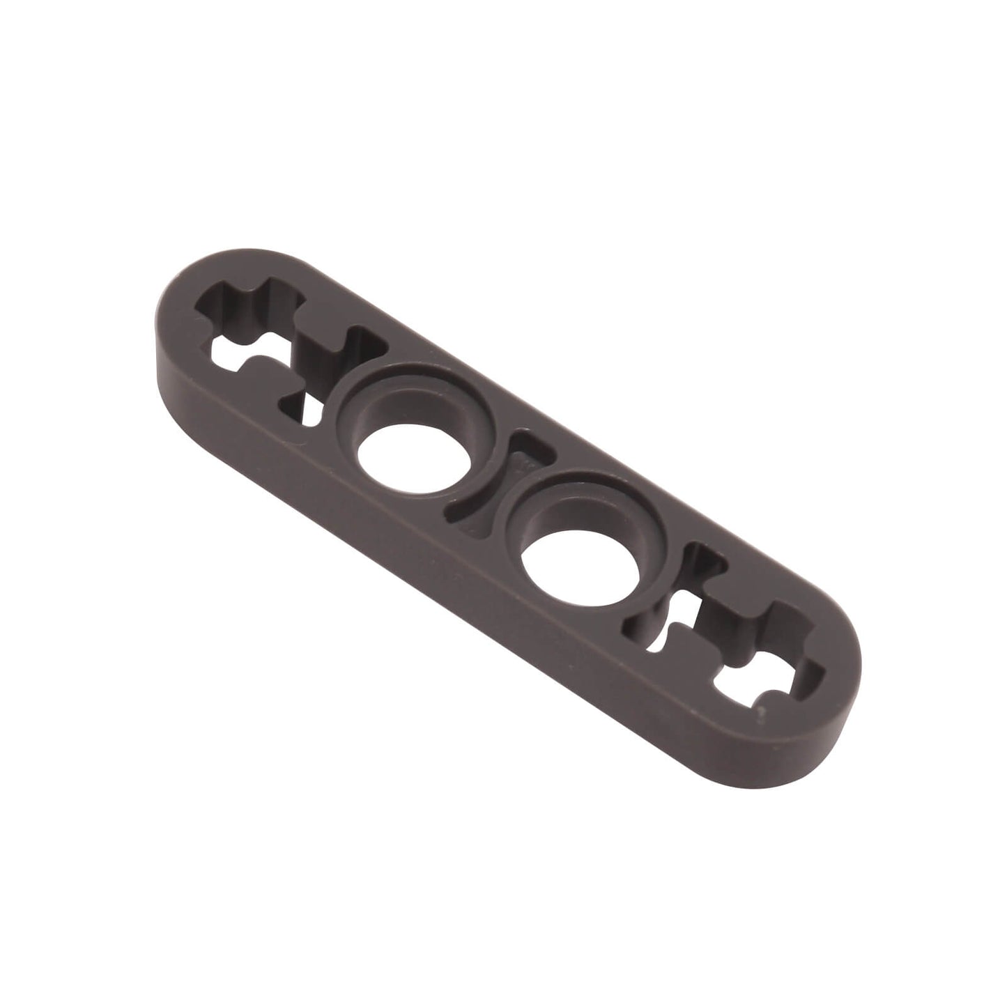LEGO Technic thin liftarm 1x4 part 32449 with axle holes dark bluish gray