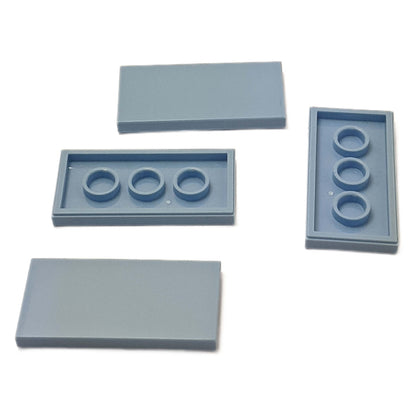 LEGO® Tile 2 x 4 part 87079 bright light blue