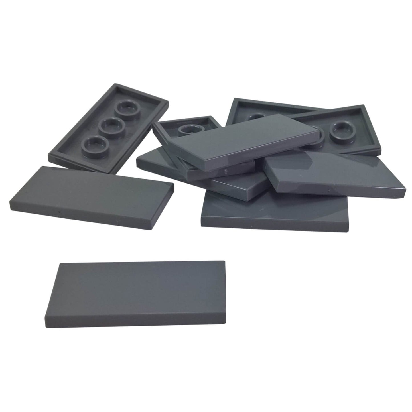 LEGO® Tile 2 x 4 part 87079 dark bluish gray