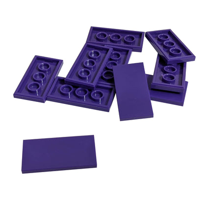 LEGO® Tile 2 x 4 part 87079 dark purple