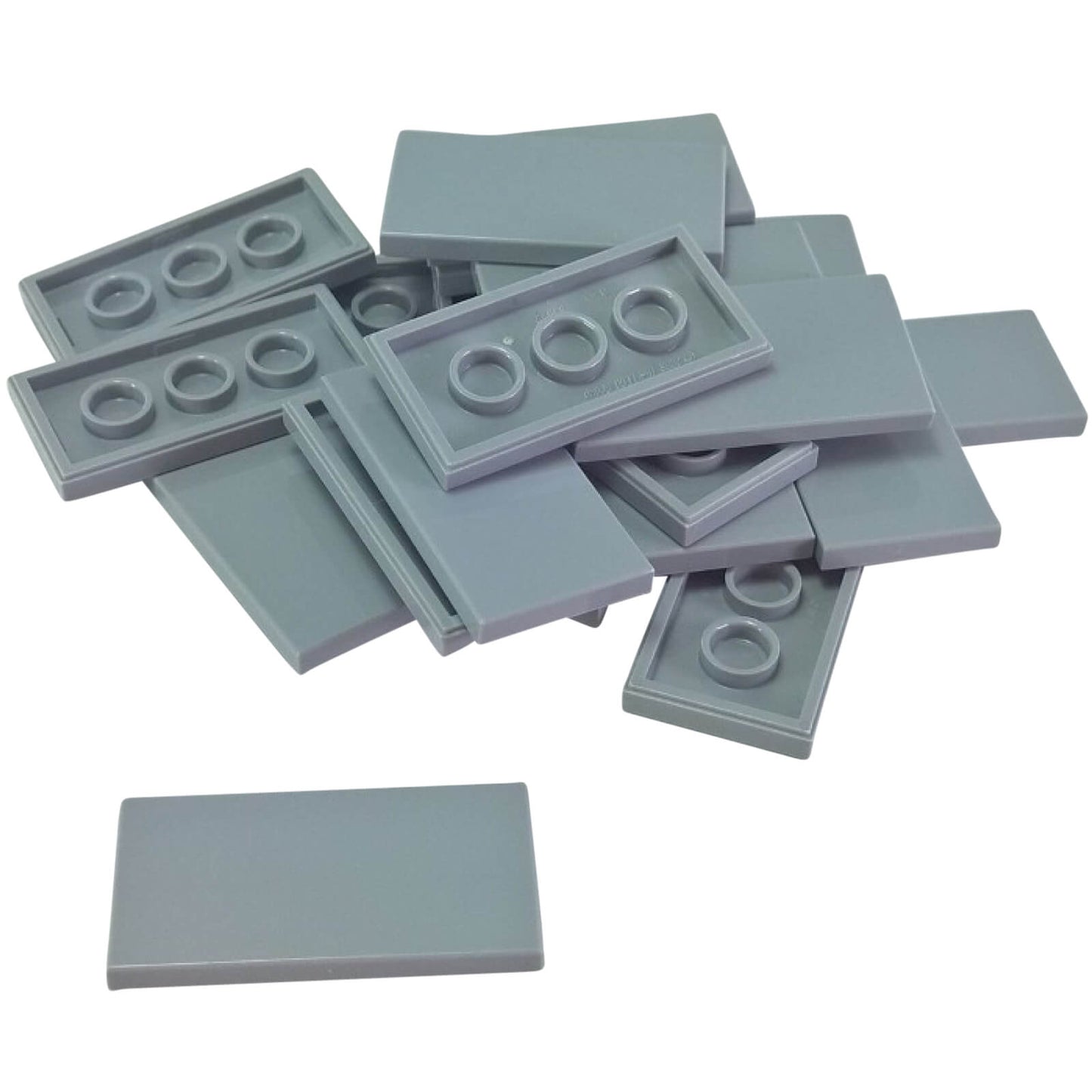 LEGO® Tile 2 x 4 part 87079 light bluish gray