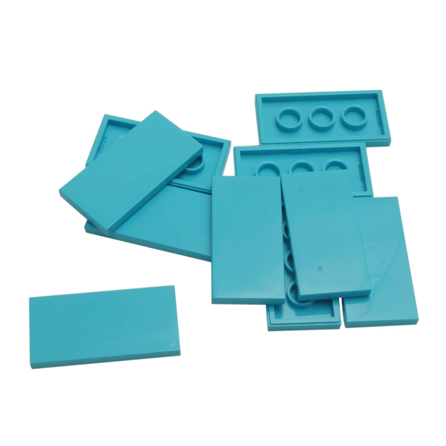 LEGO® Tile 2 x 4 part 87079 medium azure