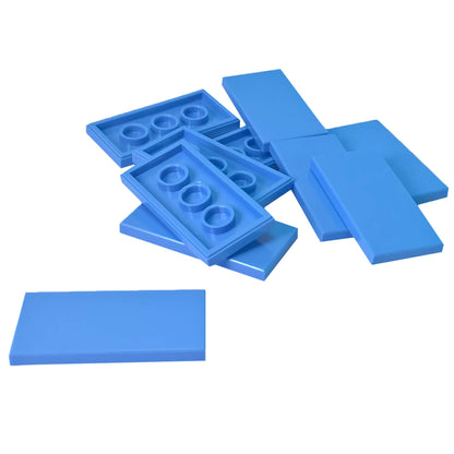 LEGO® Tile 2 x 4 part 87079 medium blue
