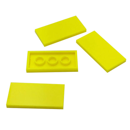 LEGO® Tile 2 x 4 part 87079 neon yellow