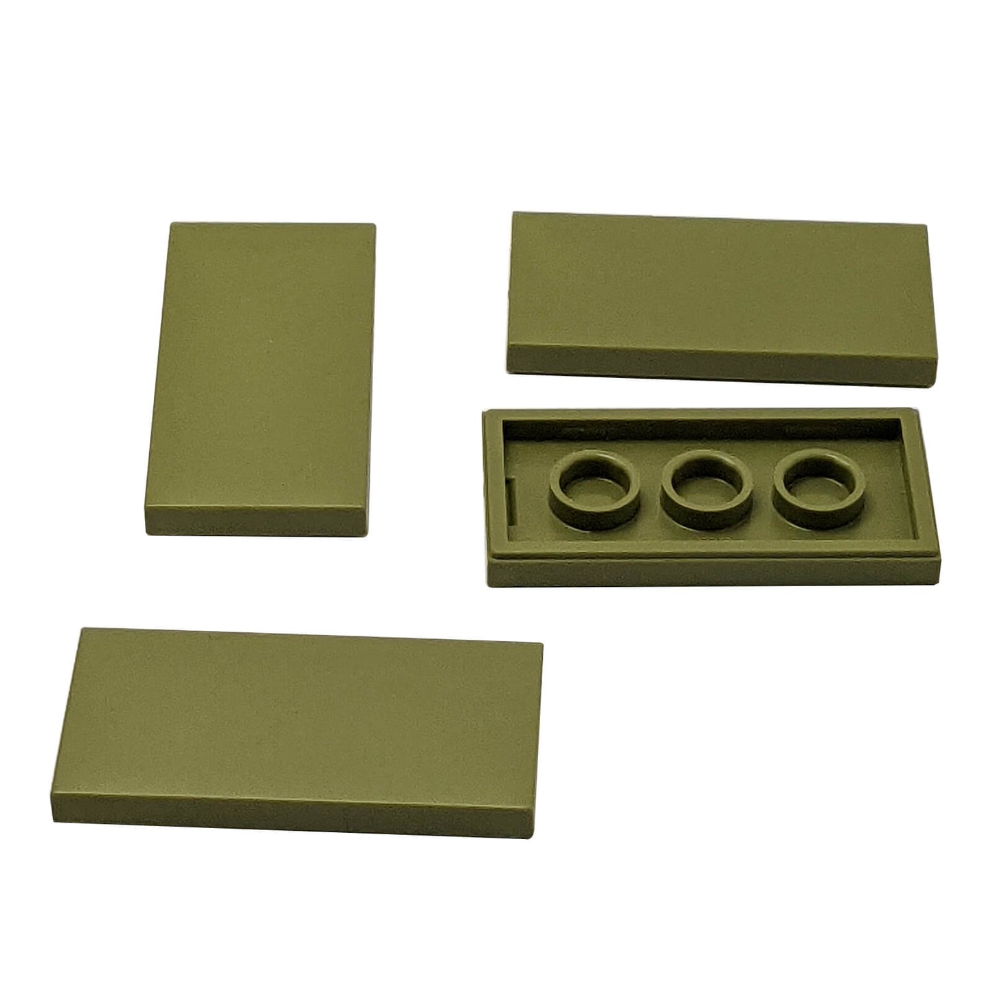 LEGO® Tile 2 x 4 part 87079 olive green
