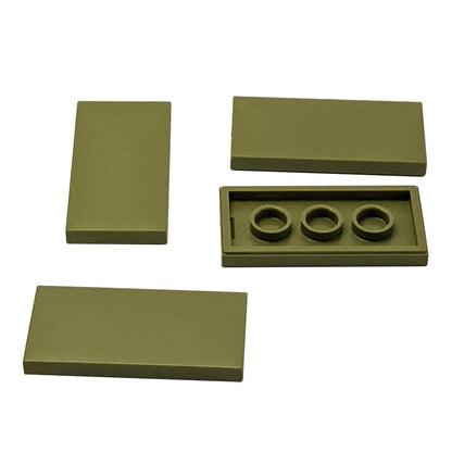 LEGO® Tile 2 x 4 part 87079 olive green