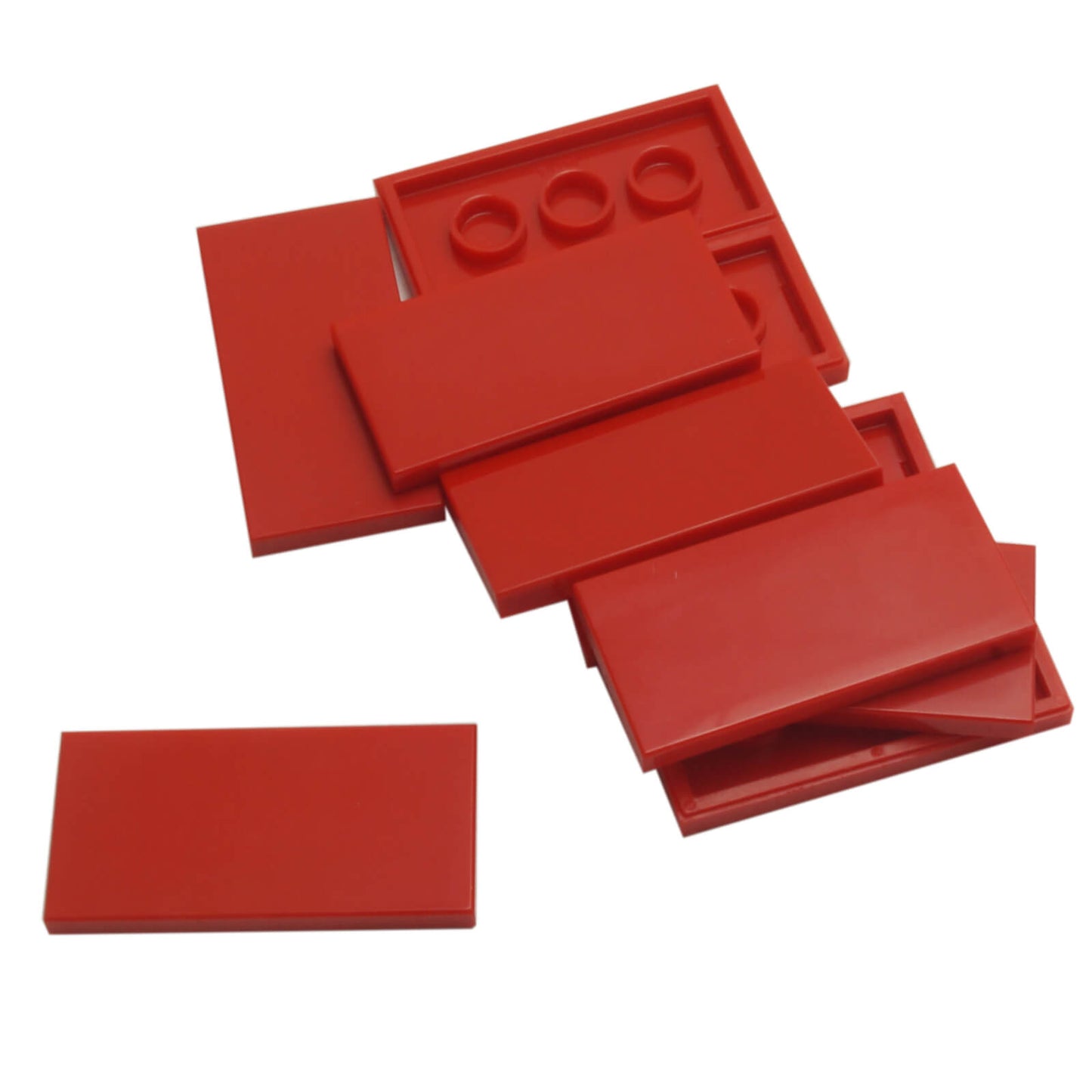LEGO® Tile 2 x 4 part 87079 red