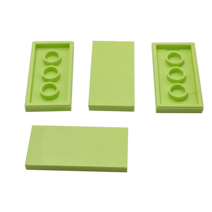 LEGO® Tile 2 x 4 part 87079 yellowish green