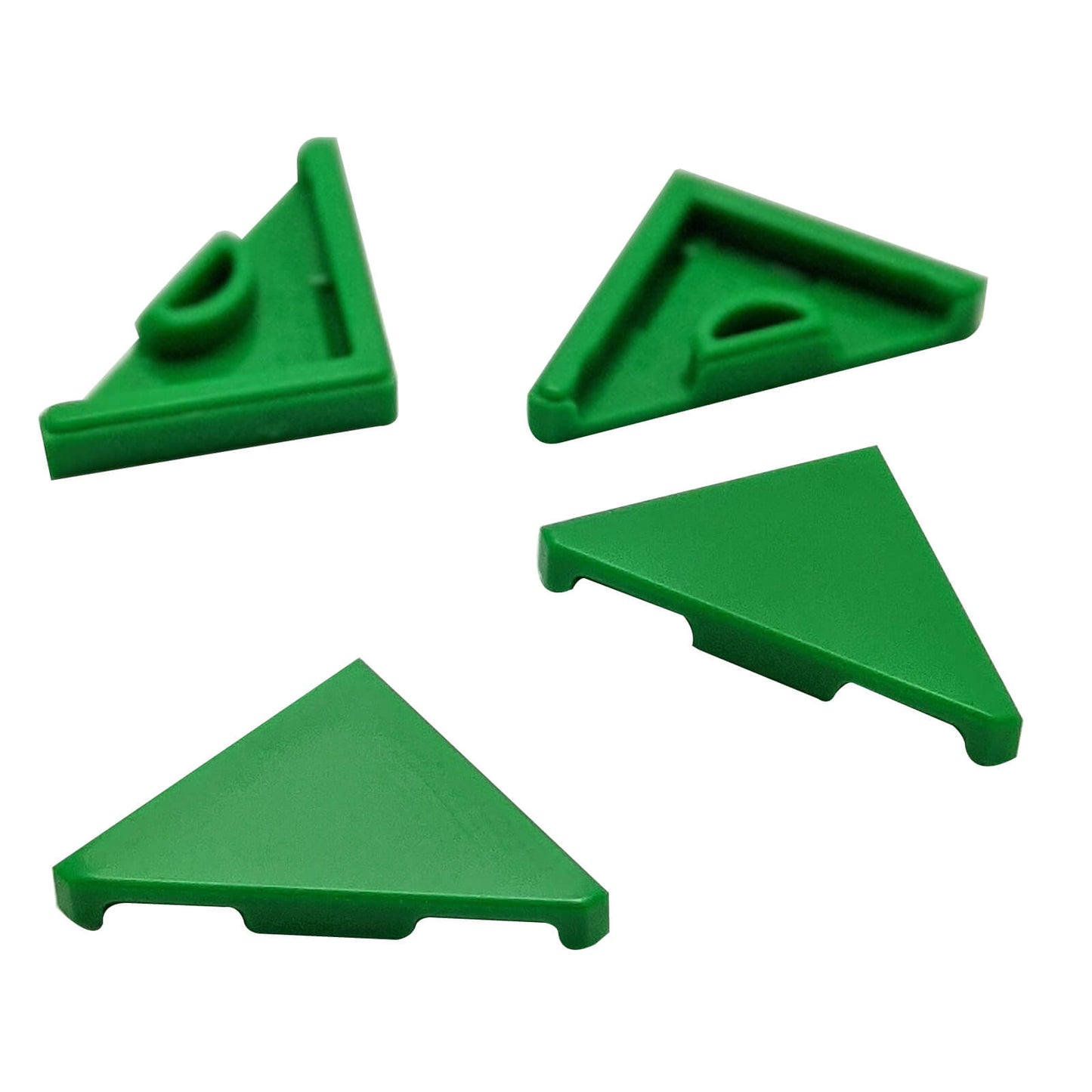 LEGO® modified tile 2x2 triangular part 35787 bright green angled building tile piece