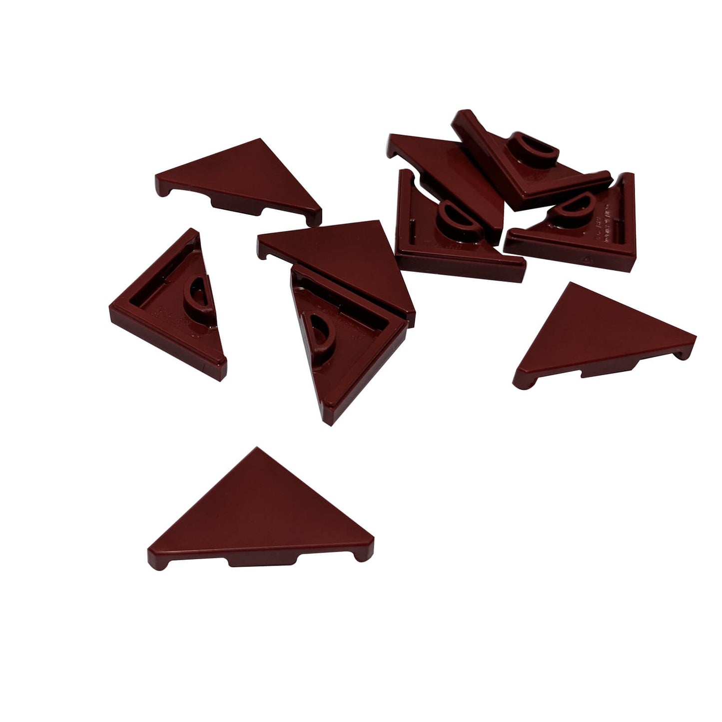 LEGO® modified tile 2x2 triangular part 35787 dark red angled triangular building tile piece