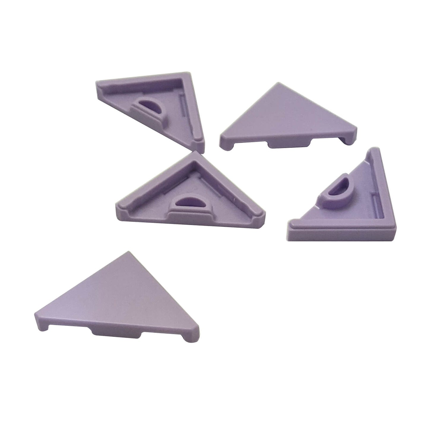 LEGO® modified tile 2x2 triangular part 35787 lavender angled triangular building tile piece