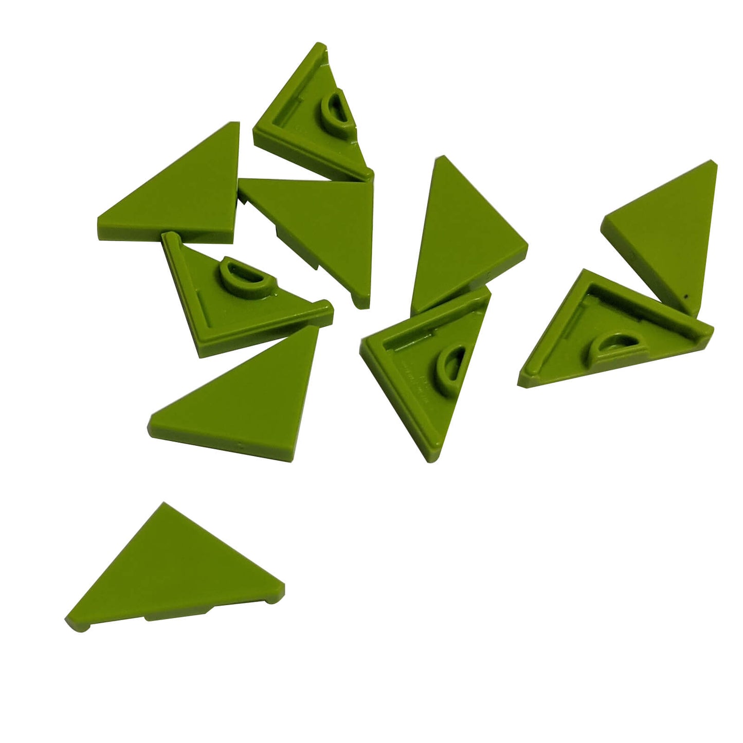 LEGO® modified tile 2x2 triangular part 35787 lime angled triangular building tile piece