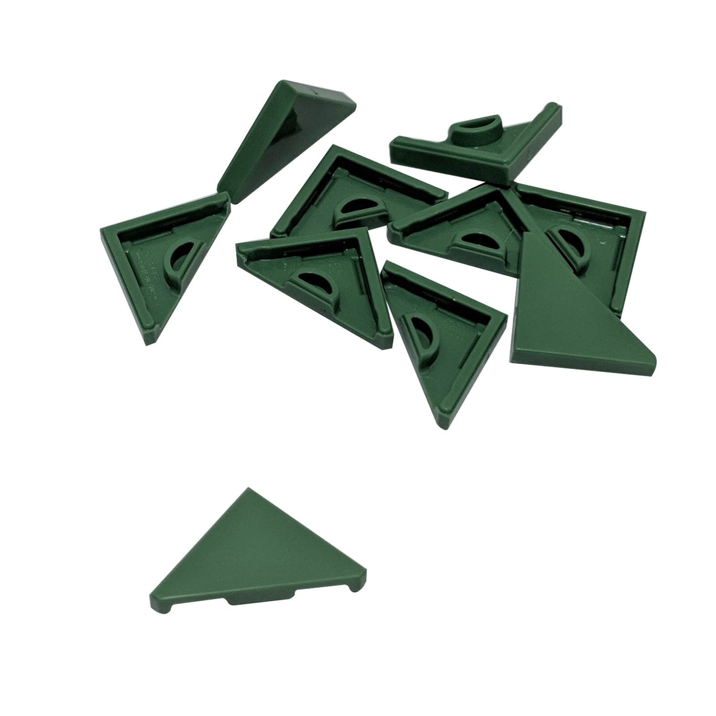 LEGO® modified tile 2x2 triangular part 35787 sand green angled triangular building tile piece