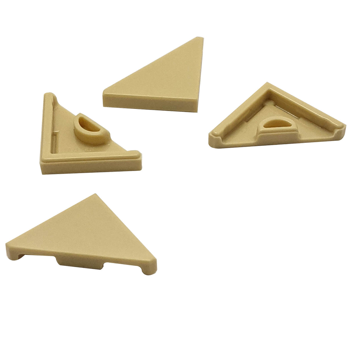 LEGO® modified tile 2x2 triangular part 35787 tan angled triangular building tile piece