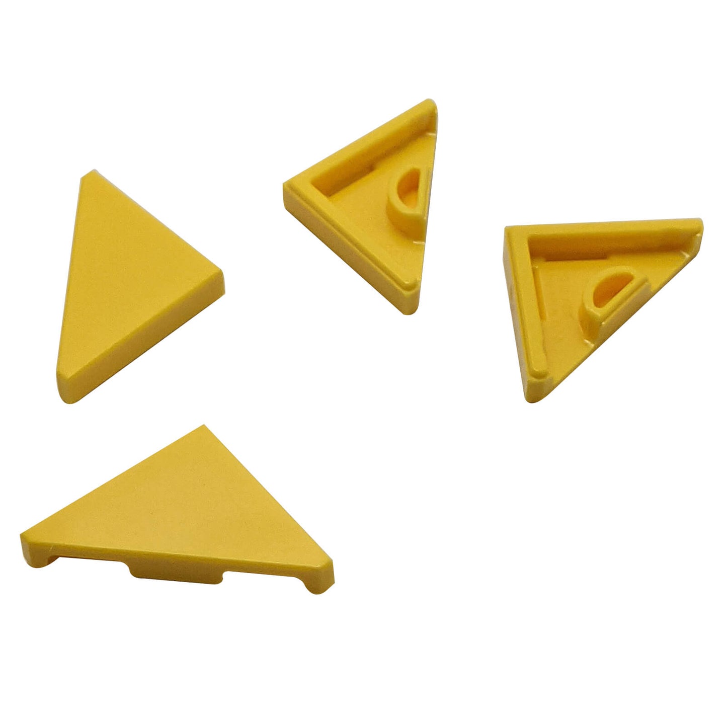 LEGO® modified tile 2x2 triangular part 35787 yellow angled triangular building tile piece