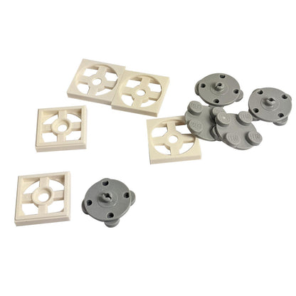 LEGO® Turntable 2 x 2 Plate with Light Bluish Gray Top – Part 3680c02 (3680 / 3679)